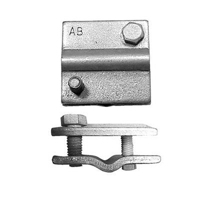 Crossover clamps secure and intersect two cables at cross points
