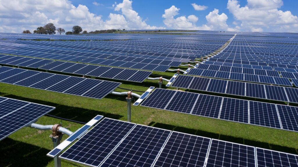 Solar trackers ensure maximum energy output