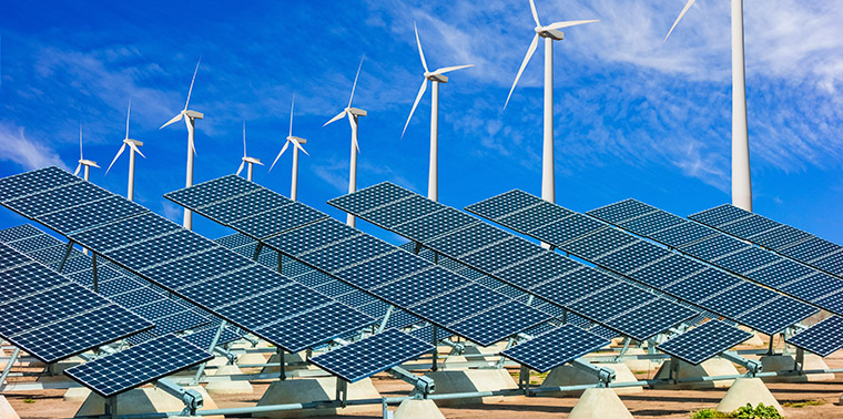 Wind and solar energy infrastructure