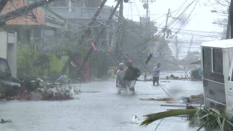 Flood storm disrupting power infrastructure
