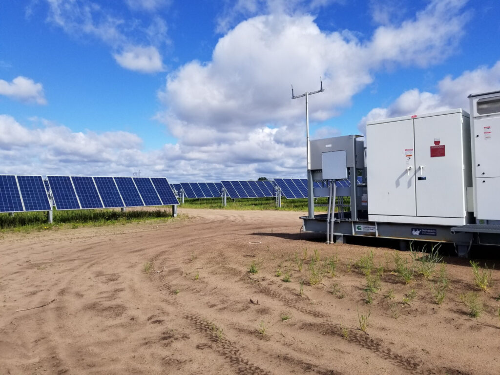 Solar energy and battery storage integration