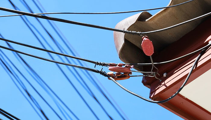 Drop wire clamps secure infrastructure powering fish farming