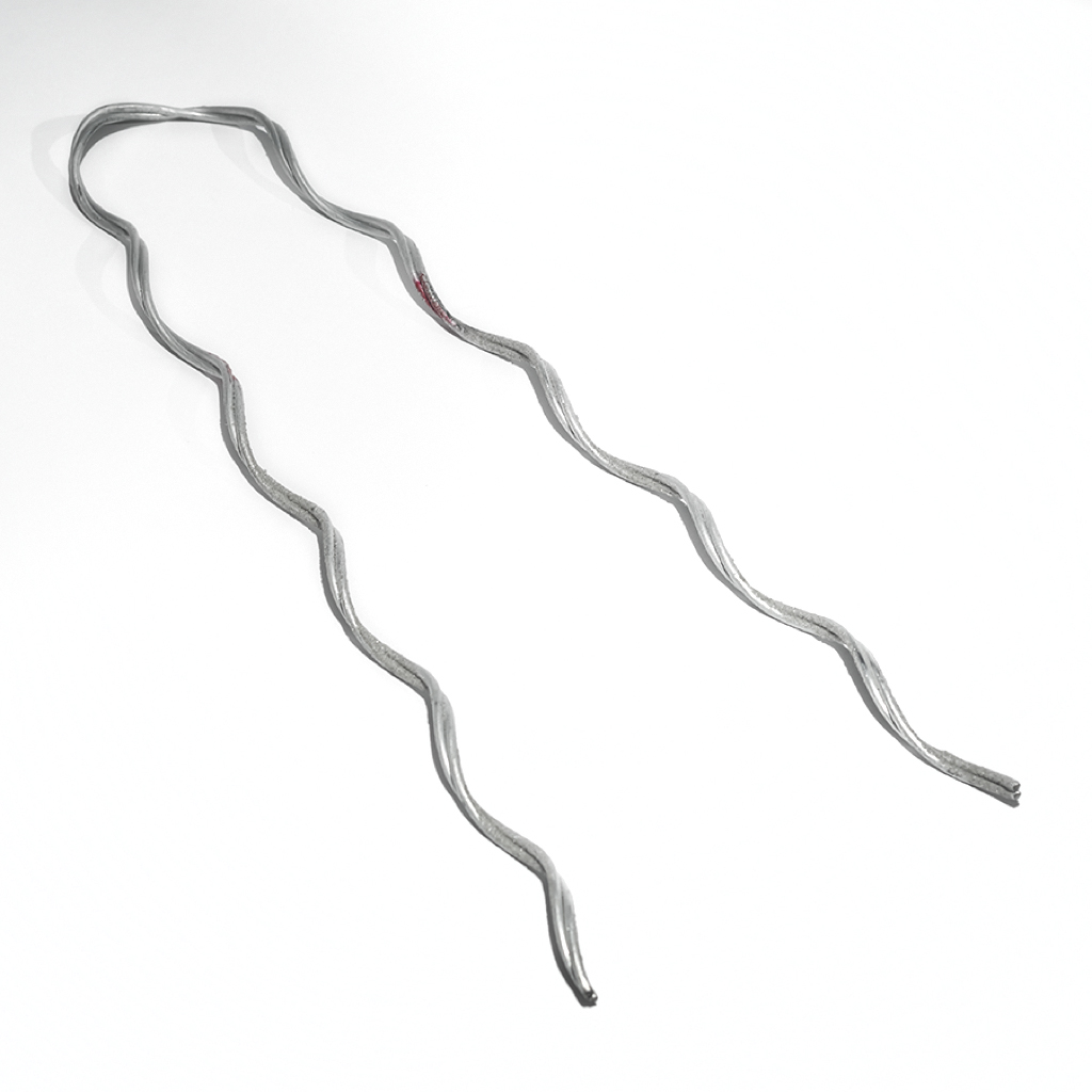 Service grip dead ends anchoring the conductors 