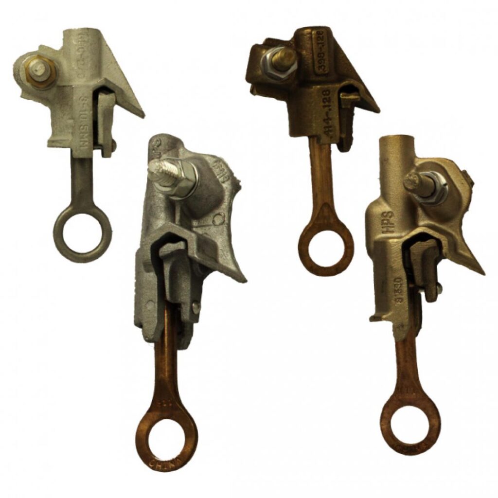 Hotline tap clamps ease connections of feeders to transformers