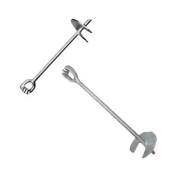No wrench screw anchors provide stability