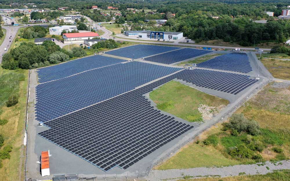 Utility-scale solar PV farm