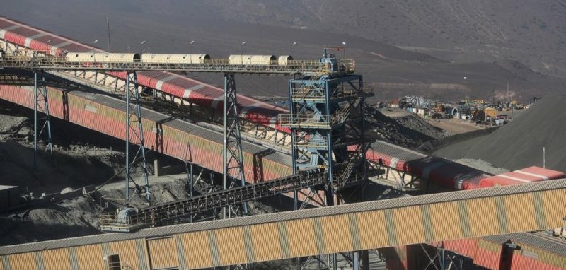 Chile's copper mining infrastructure