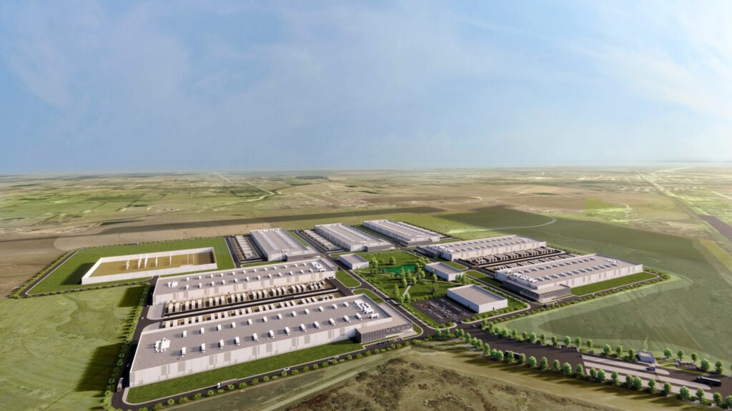 Data center under development for energy sustainability