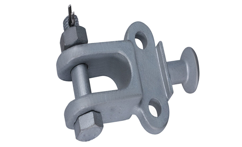 The ball clevis allows movement on on-site generation infrastructure