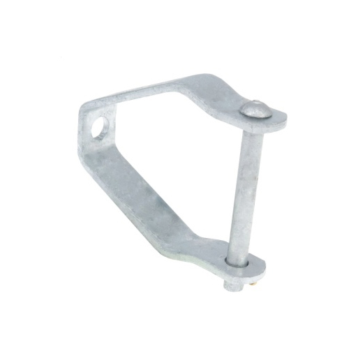 Secondary clevis secures conductors and other fittings