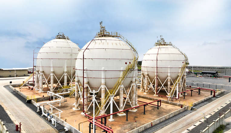 Liquefied petroleum gas production and storage