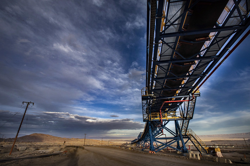Chile's copper mining infrastructure