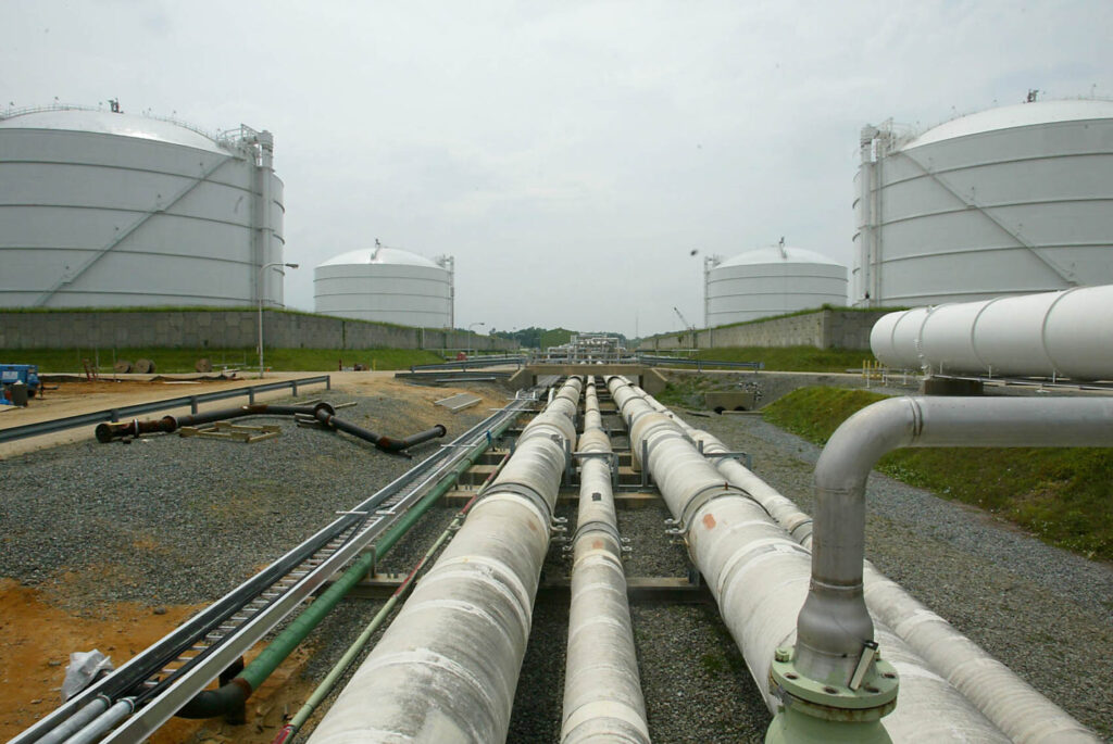 Natural gas storage and transportation infrastructure