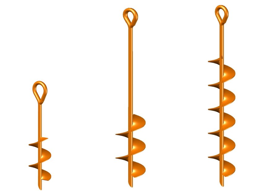 Earth auger anchors resist lateral movement