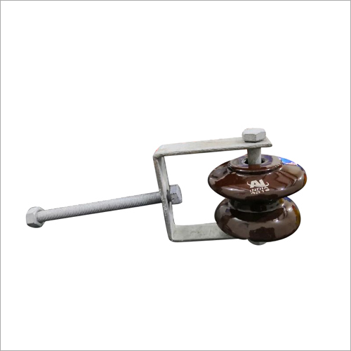 Shackle insulators provide dielectric separation between conductors
