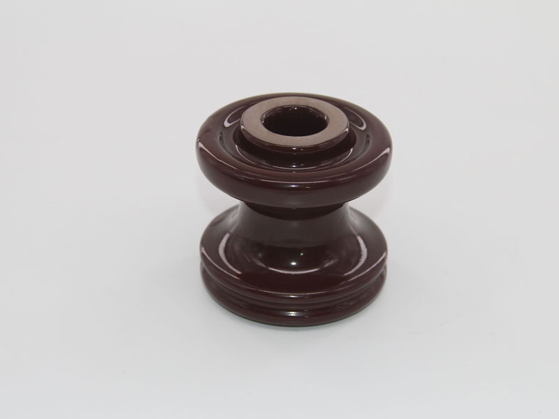 Shackle insulators provide mechanical anchors for conductors