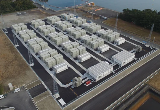 Battery storage facility development