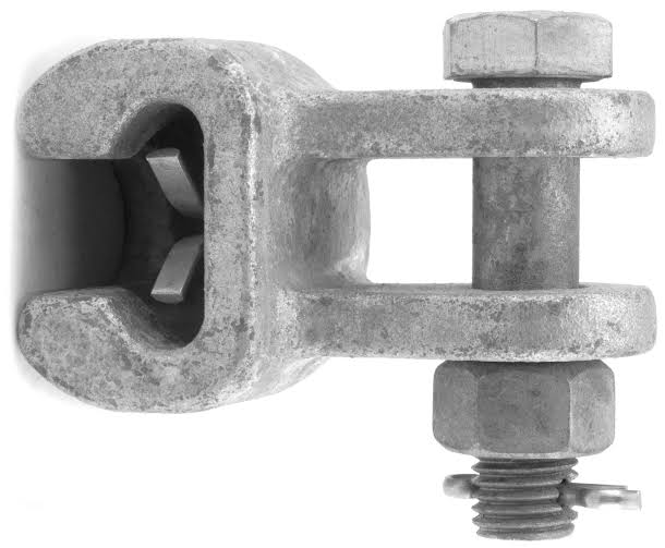Socket eye clevis handles conductor tension