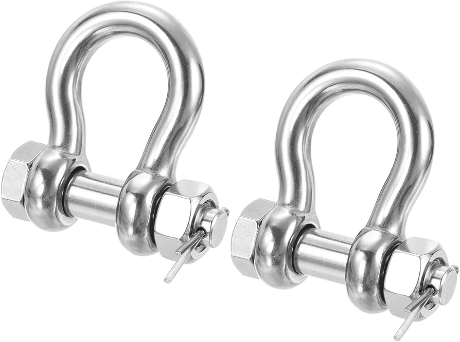 shackle helical anchors stabilize guyed poles