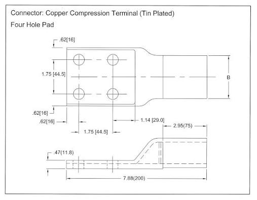 Compression terminal specifications