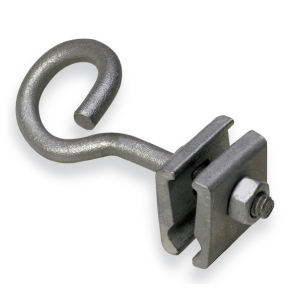 Span clamps support overhead conductors